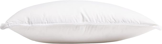 Bokser Home 700 Fill Power Luxury White Duck Down Machine Washable White Bed Pillow Queen (U.S. Standard), Soft