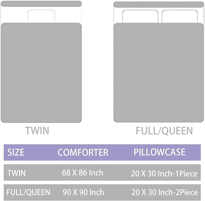 Yogeneg Rainbow Comforter Set Full/Queen Size for Teen Girls&Boys Women,Metallic Star Moon Printed Mermaid Comforter with 2 Pillowcase, Microfiber 3 Piece Bedding Set,All Season (Rainbow B, Queen)