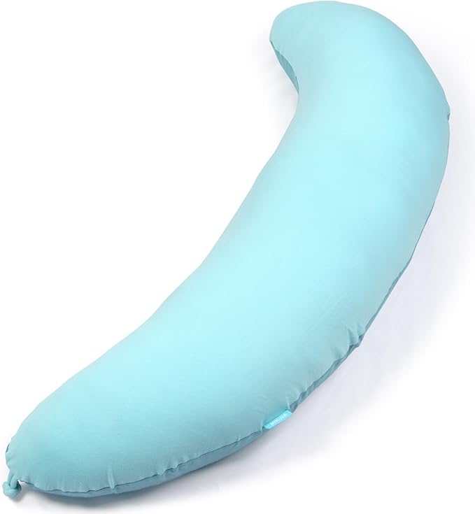 BYRIVER 43" Mint Green Blue Cooling Body Pillow for Adults Women Men, Side Sleeping Pregnancy Leg Support Pillow (XL)