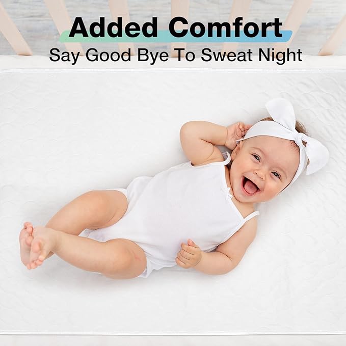 Bed Pads Washable Waterproof, 52" x 34" (3 Pack) Incontinence Bed Pads, Waterproof Bed Pad & Pee Pad, Perfect for Kids, Adults, The Elderly and Pets