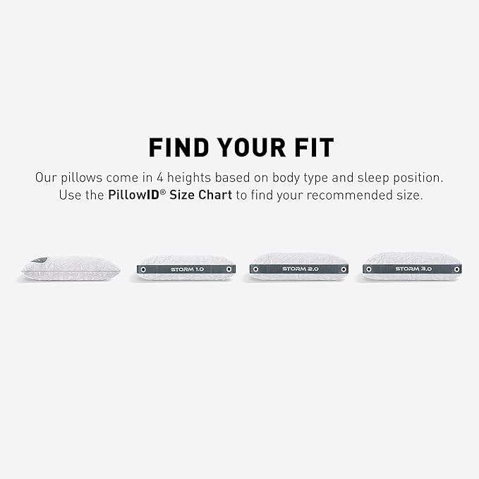 Bedgear Storm Performance Pillow 3.0 – Cooling Bed Pillow for Hot Sleepers, Medium Firm Support for All Sleep Positions – Dual-Sided Comfort, Breathable Air-X Mesh, Washable Ver-Tex Cover, 20” x 26”