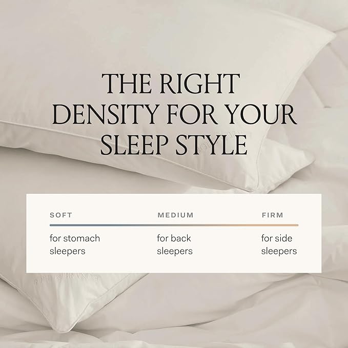 BOLL & BRANCH Down Chamber Pillow - Soft, King - Naturally Cooling Shell - Premium Comfort, Superior Support - Cruelty-Free IDS Certified Down