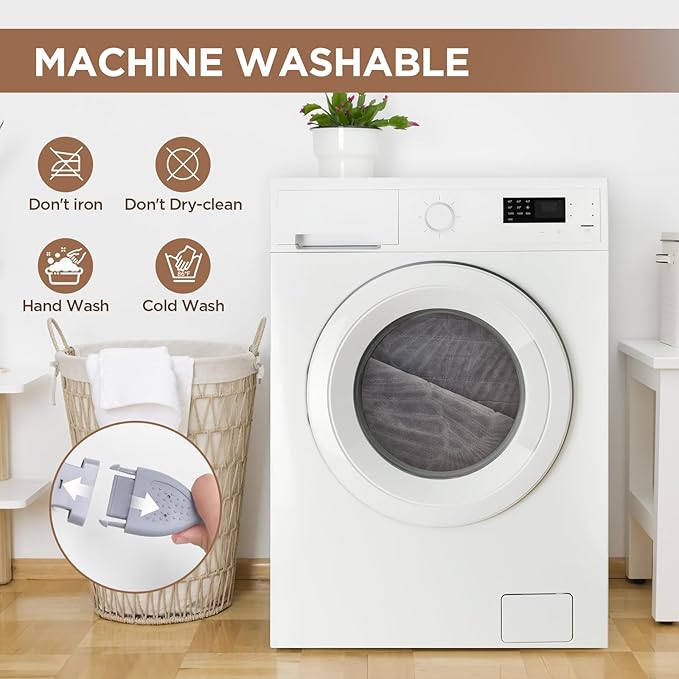 Westinghouse Electric Blanket Queen, Flower Jacquard Heated Blanket Queen Size with 10 Heating Levels and 1-12 Hours Auto-Off, Flannel to Sherpa Reversible, Machine Washable, 84" x 90" Inch, Grey