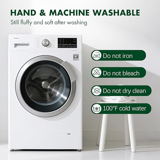 Electric Blanket King Size 100" x 90" - Soft Flannel Sherpa Heating Blanket King with Dual Control, 5 Heating Levels & 10 Hours Auto Off, Heated Blanket with ETL Certification (Green)