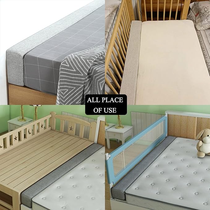 SAMTY Bed Gap Filler for headboard Space Gap Filler Bolster Pillow Stopper for Sofa Crack Filler Between Headboard and Mattress Extender 79x8x4 Inch
