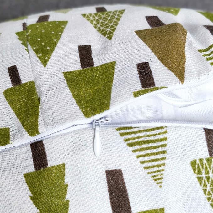Bohemian Printed Reading Pillow with Support Arms Soft Bed Rest Pillows Back Support Cushion for Kids Reading Watching TV Sitting Up in Bed (23"×16"×10",Tree)