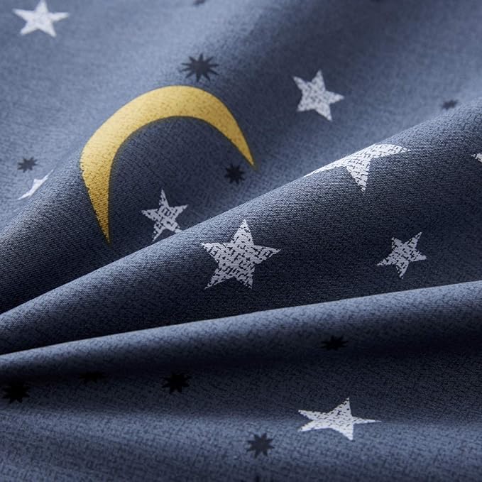 Brandream Boys Outer Space Astronaut Bedding Kids Bedding Sets Twin Size Grey 100% Cotton Duvet Cover Sets Reversible Zipper Closure