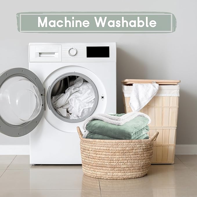 Heated Blanket Electric Throw 50''x60'', 3 Hour Auto Shut-Off 6 Heating Levels Small Warm Soft Flannel Electric Blanket Machine Washable - Light Green