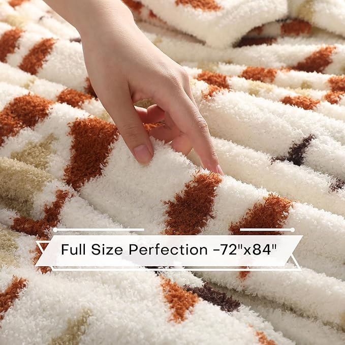LUXIAN Electric Heated Blanket Full Size 72"x84" -Microfiber Fabric Dual-Sided, 6 Heat Settings & 10 Hours Auto Off, Machine Washable, Hourglass Secret Realm