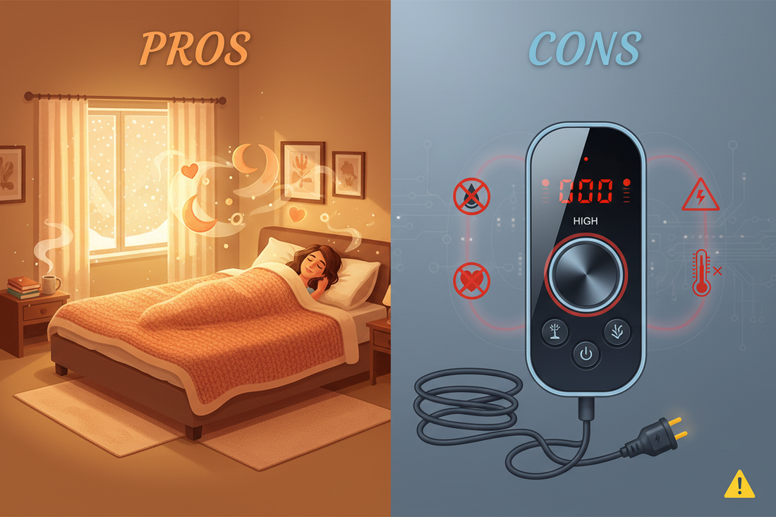 Pros and Cons of Using an Electric Blanket for Your Body