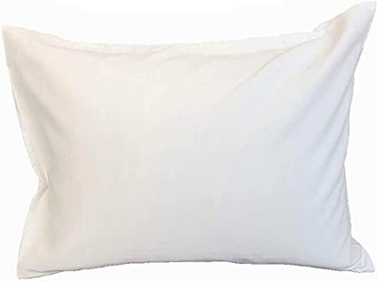 OrganicTextiles Talalay Latex Travel Pillow 15x10, Organic Cotton Cover, Great for Airplane/Airport, Car, Bus, Train, Camping, Outdoor, Business Travels