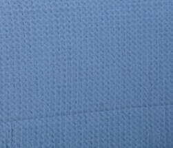 HILLFAIR 100% Cotton Blanket- 120"x120" XXL Oversized King Bed Blankets- Family Size 10 ft x 10 ft Big- Waffle Blankets- All Season Soft Breathable- Extra Large King Cotton Blanket for Bed- Sky Blue
