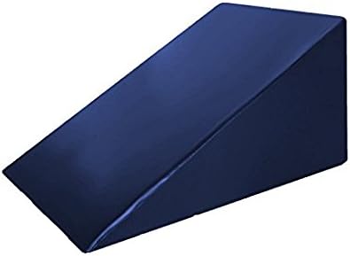 Vinyl Foam Wedge Support Pillow, Therapeutic Foam Back and Legs Medical Quality Bed wedge