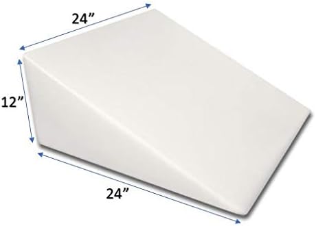 Naughty Bedroom Positioning Support Wedge Pillow (12", Chocolate)