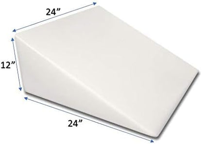 Naughty Bedroom Positioning Support Wedge Pillow (12", Chocolate)