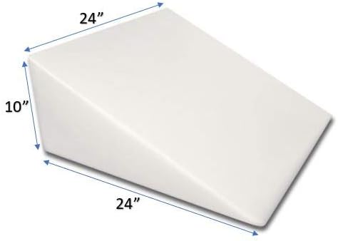 Naughty Bedroom Positioning Support Wedge Pillow (10", Chocolate)