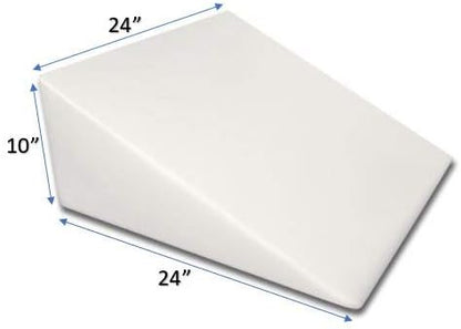 Naughty Bedroom Positioning Support Wedge Pillow (10", Chocolate)