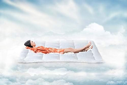 Mattress Topper Twin & Mattress Pad Protector - Quality Plush Luxury Down Alternative Pillow Top - 2inch Extra Thick Mattress Cover(39"x75")