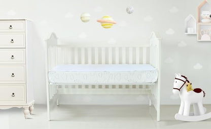 Flannel Crib Protector Pad，100％ Waterproof Mattress Protector Pad, One Size, 27" X 39"