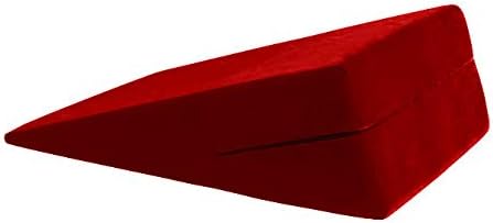 Naughty Bedroom Positioning Support Wedge Pillow (10", Cinnabar)