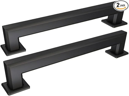 Handicap Grab Bars, Octagon 2 Pack 18 Inch Shower Grab Bar for Seniors, 304 Stainless Steel ADA Grab Bars for Bathtubs and Showers, Toilet, Safety Shower Handles for Elderly, Disabled (Matte Black)