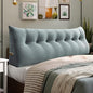 Wedge Headboard Pillow Dorm Room Reading Pillow Back Support for Sitting Up in Bed Bolster Lumbar Cushion Body Positioning Bedrest Gifts for Mom Velvet 76in Light Gray King