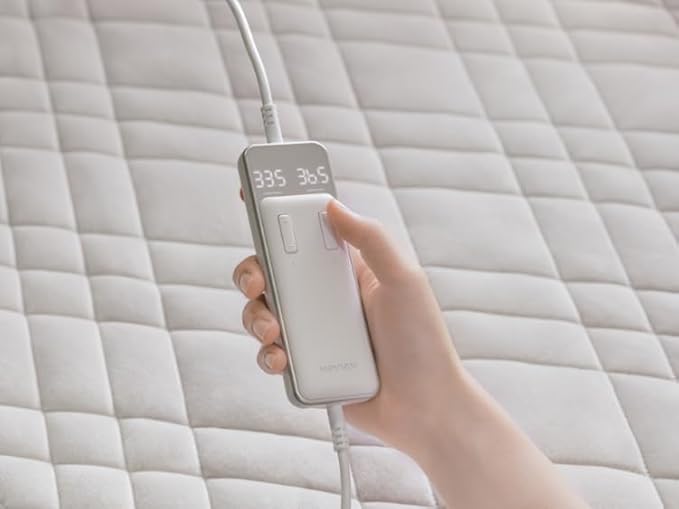 EME511 Far Infrared Heated Mattress Pad, Smart Care Heating with Sleep Mode Feature, EMF Free & Washable, King