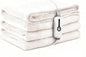 Electric Heated Blanket Throw Size 50×60, Breathable & Luxurious Flannel,Soft Warm Gift with Over-Heat Protection,4 Heating Levels & 3 H Auto Shut Off, Machine Washable, White
