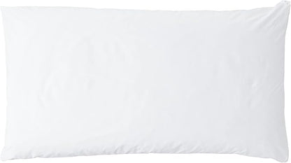 National Allergy Premium 100% Cotton Zippered Pillow Protector - King Size - White - 3 Pack - 300 Thread Count - Hypoallergenic Bed Pillowcase with Zipper - Breathable Encasement Cover