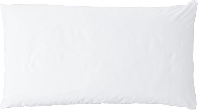 National Allergy Premium 100% Cotton Zippered Pillow Protector - King Size - White - 4 Pack - 300 Thread Count - Hypoallergenic Bed Pillowcase with Zipper - Breathable Encasement Cover