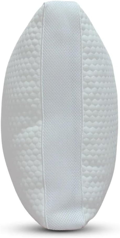 Max Adjustable Pillow Combo Pack, Standard Size 17x24,1 of Each (2 Total Pillows)
