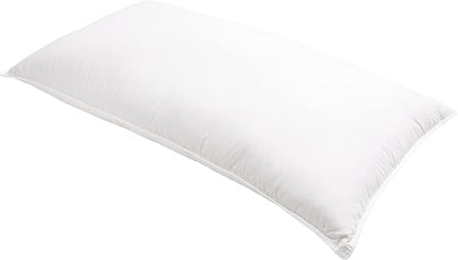 Bokser Home 700 Fill Power Luxury White Duck Down Machine Washable White Bed Pillow King (U.S. Standard), Firm