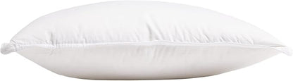Bokser Home 700 Fill Power Luxury White Duck Down Machine Washable White Bed Pillow Queen (U.S. Standard), Soft