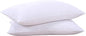 puredown® Goose Feathers and Down White Pillows with 100% Soft Cotton Cover, Bed Sleeping Hotel Collection Pillows Set of 2 Queen Size