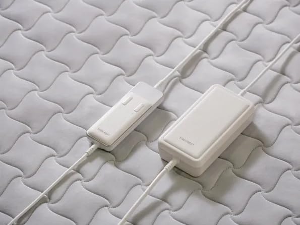 EME511 Far Infrared Heated Mattress Pad, Smart Care Heating with Sleep Mode Feature, EMF Free & Washable, Single