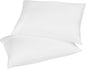 Pure Dream Firm Pillow - King Pillows Medium Support, King Size 20x36 Inch Goose Feather Down Pillows, 100% Cotton Shell, Set of 2