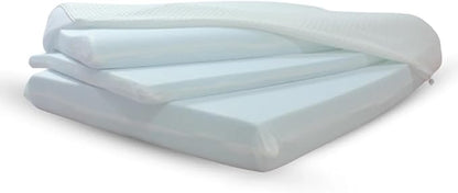 Max Adjustable Pillow Combo Pack, King Size 17x34,1 of Each (2 Total Pillows)