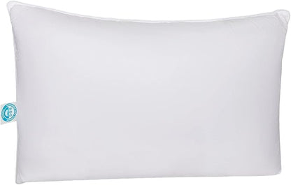 Standard Pillow Pure Dream Firm Pillow, Medium Support Hotel Pillow, Standard Size 20x26 Inch Goose Feather Down Pillows, Pack of 1