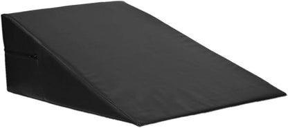 Vinyl Foam Wedge Support Pillow, Therapeutic Foam Back and Legs Medical Quality Bed wedge