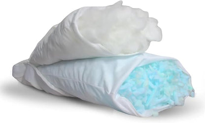 Max Adjustable Pillow Combo Pack, King Size 17x34, 2 of Each (4 Total Pillows)