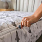 Beddy's Great White Shark Theme Boys Durable Zipper Bedding for Kids, Bed in a Bag for Kids, White & Gray Sheets & Comforter, Includes Pillowcase & Pillow Sham, Easy to Make & Wash