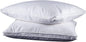 Feather and Down Pillows for Sleeping(2 Pack),Standard(20inx26in) - White Goose Down Feather Bed Pillow Inserts,100% Cotton Cover,Lightweight,Fluffy Sleeping Pillows for All Sleepers