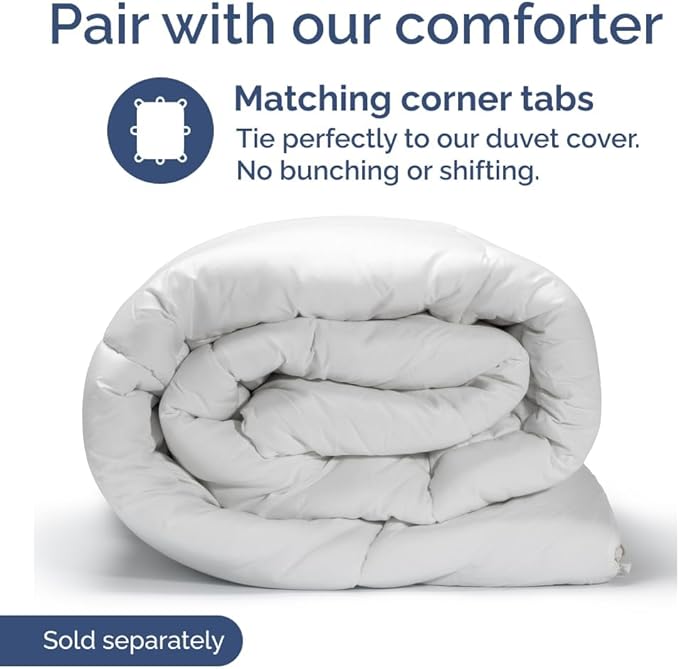 Duvet Cover Twin/Twin XL Size Set - Extra Soft Floral Duvet Cover 68 x 90 with 1 Pillow Sham - Comfy, Breathable Floral Bedding Set - Hotel Luxury & Fade Free with Zipper Closures & Ties - Navy Stripe