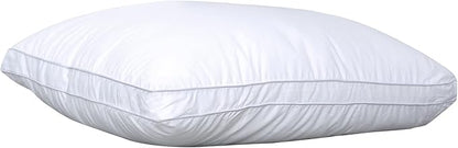 JICUSE Bed Pillows for Sleeping 1 Pack,Queen Size,Luxury Hotel Collection Pillow,Soft Fluffy and Great Support Down Alternative Filling,Gusseted Pillow for Side and Back Sleepers(20x30)
