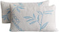 Queen Size 2 Pack Rayon Made from Bamboo Pillows for Sleeping, Cooling Shredded Memory Foam Adjustable Bed Pillow with, Removable/Washable Cover (Queen 2 Pack)