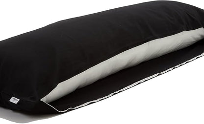 Comodo Body Pillow Cover with Zipper (Made in Japan / 63 x 20 inch (160 x 50cm) / Black) Dakimakura Pillow (Anime/Maternity) 100% Cotton CMC9000R - Washable