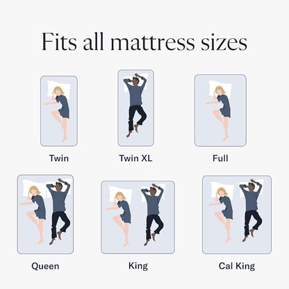 DreamCloud Soft Mattress Topper - California King - 2" Gel Memory Foam Mattress Topper - Breathable & Comfortable - Support & Pressure-Relief - CertiPUR-US Certified