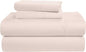 LANE LINEN 100% Egyptian Cotton Bed Sheets sábanas Queen, Soft & Comfy Luxury Hotel Like Thick Bedding Sheets & Pillowcase Set, Machine Wash Cooling 15'' Queen Deep Pocket Sheet Set - Petal Pink
