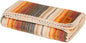 Alpaca Wool Blanket - Queen Size Bed Blanket - Alpaca Throw - Best Gift & Warm Throw, Lightweight, Couch or Camp- Outdoor - 87 x 64 inches (White & Brown)