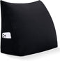 Wedge Headboard Reading Pillow for Bed Velvet Triangular Backrest Bolster Pillow for Sitting Up Daybed Cushion Lumbar Body Support Positioning for Headboard, Couch, Dorm, Black